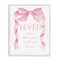 Stupell Industries Loved More Sentiment Pink Ribbon Framed Giclee, design by Cindy Jacobs